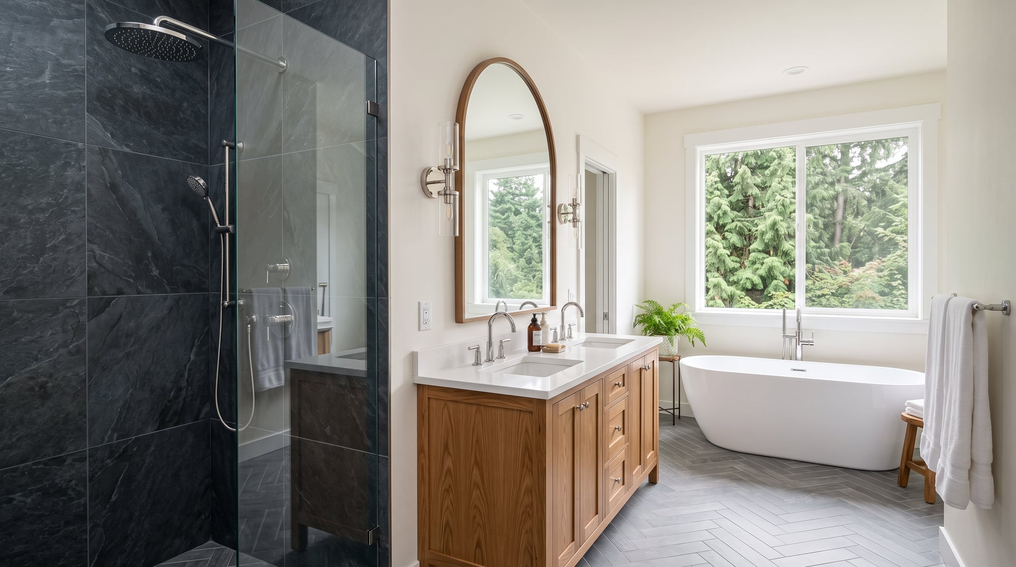 Nunez Bathroom Remodeling Co, bathroom remodeling in Woodinville, finished project